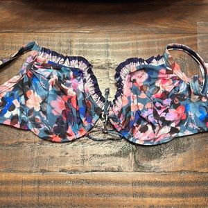 Gottex floral bikini top